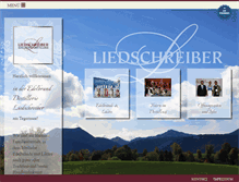 Tablet Screenshot of liedschreiber.com